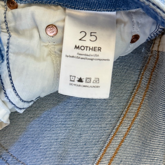 MOTHER Blue High Waisted Looker Women's Skinny Jeans - Picture 7 of 9